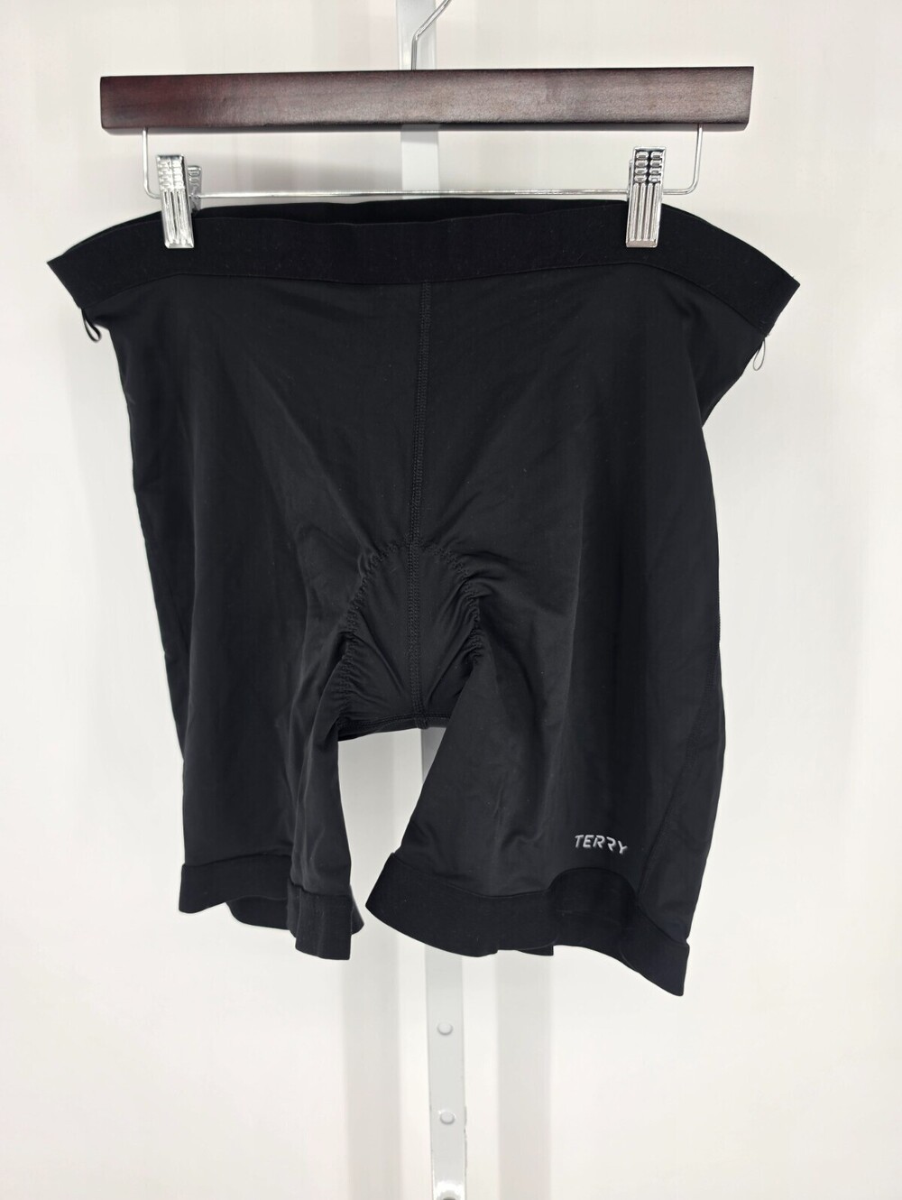 Terry Womens Sz XL Compression Padded Cycling Bike Shorts Black